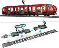 LEGO City 60423 Tramwaj miejski ze stacją - 1266140 - zdjęcie 3